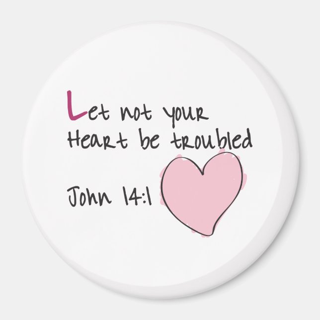 Imán No sea que tu corazón sea problemático (Frente)