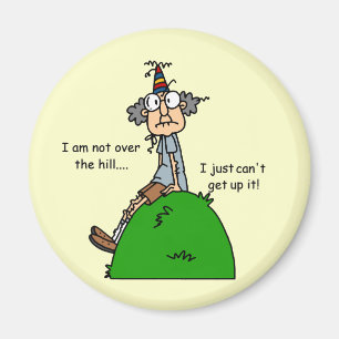 Imán No sobre el humor de la colina