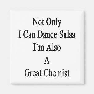 Imán No sólo puedo bailar la salsa que soy también un