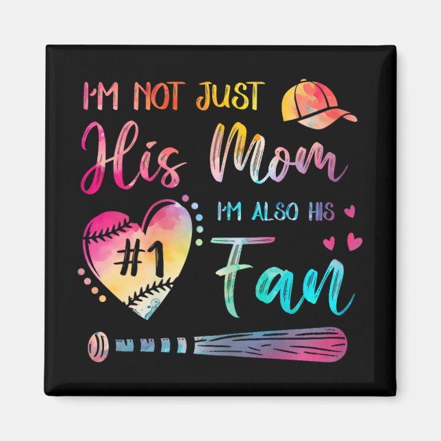 Imán No Sólo Su Mamá Soy Su Número Uno De Béisbol. (Frente)