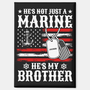 Imán No sólo un marine, es mi hermano patriota gracioso