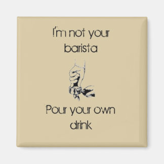 Imán No soy barista