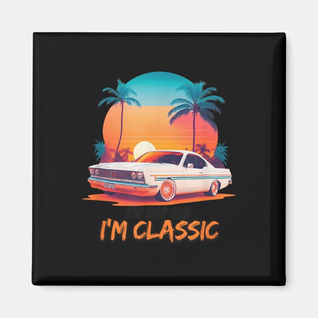 Imán No Soy Clic De Im Viejo, Gráfica De Coche Graciosa (Frente)