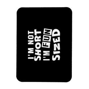 Imán No soy corta, soy divertida T-Shirt Divertidas.