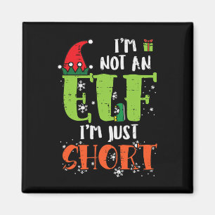 Imán No Soy Elf, Sólo Navidades Graciosos Y Cortos Homb