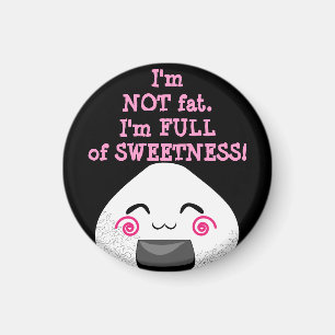 Imán NO SOY GRASA. ¡Estoy LLENO DE SUERTE!