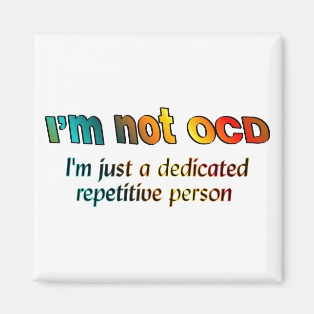 Imán No soy OCD... (Frente)