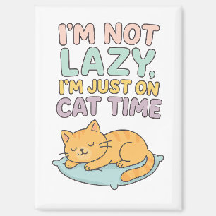 Imán No Soy Perezoso, Estoy en Hora de Gato – Dormir Es