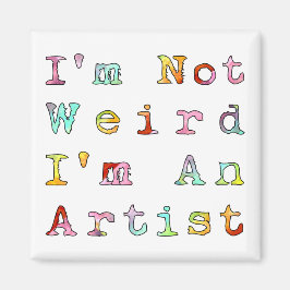 Imán No soy raro, soy artista