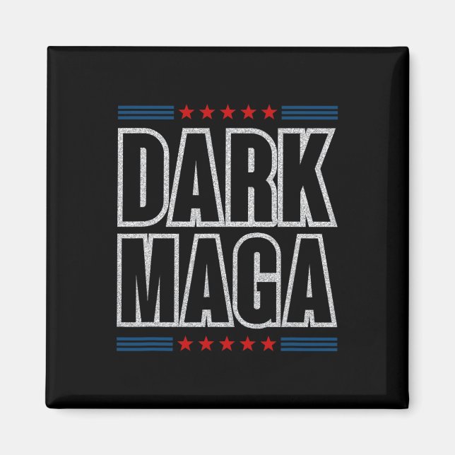 Imán No soy solo Mega soy Dark Mega Trump 2024 Elección (Frente)