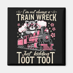 Imán No soy un desastre de tren bromeando pito pito div