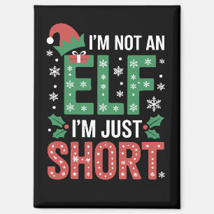Imán No Soy Un Elf, Sólo Navidades Graciosos Y Cortos X