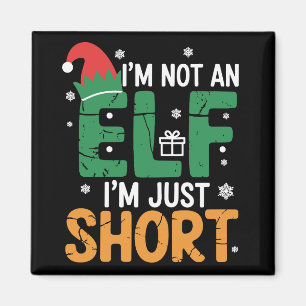 Imán No Soy Un Elf, Sólo Navidades Graciosos Y Cortos X