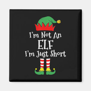 Imán No soy un elfo, solo soy un Navidad de diversión p