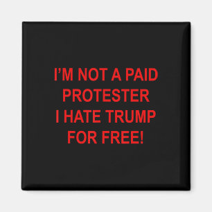 Imán No soy un manifestante pagado: odio a Trump gratis
