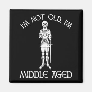 Imán No soy viejo - tengo edad media
