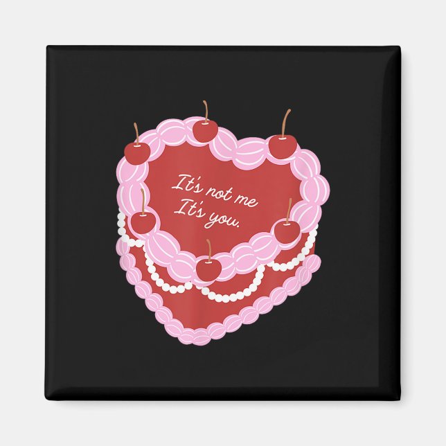 Imán No Soy Yo Eres Tú Tarta De Corazón (Frente)