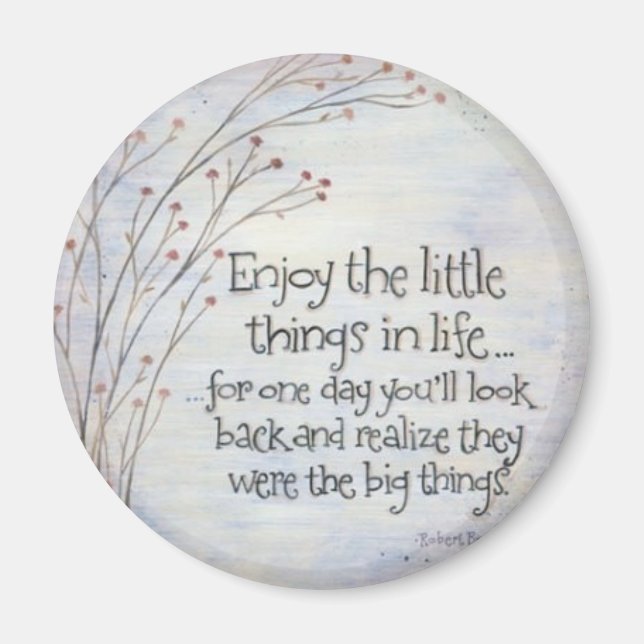 Imán No sudar las pequeñas cosas (Frente)