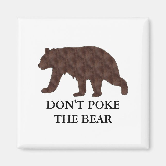 Imán No te cases con el oso (Frente)