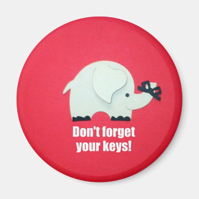 Imán ¡No te olvides las llaves! (Frente)