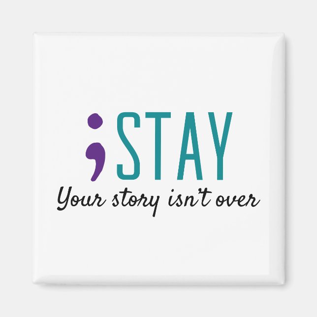 Imán No te preocupes por la prevención del suicidio (Frente)