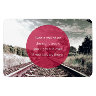 Imán No te sientes en el lugar   Cotización motivaciona