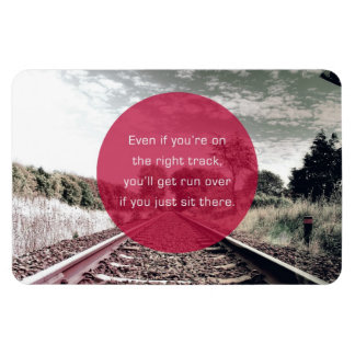 Imán No te sientes en el lugar | Cotización motivaciona