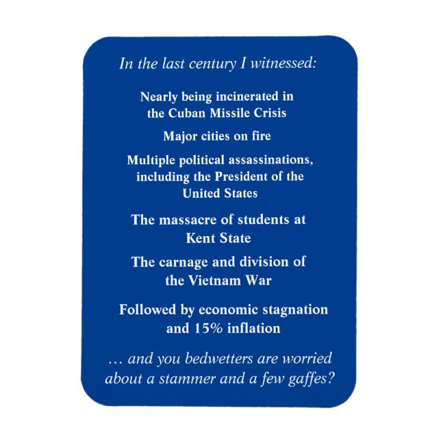 Imán No tengas tanto miedo de apoyar a Joe Biden (Vertical)