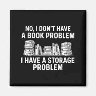 Imán No tengo un problema con los libros divertido leye