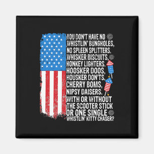 Imán No tienes bandera de Estados Unidos para silbar