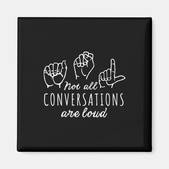 Imán No todas las conversaciones son fuertes Lenguaje d (Frente)
