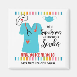 Imán no todos los superhéroes llevan gorras NURSES