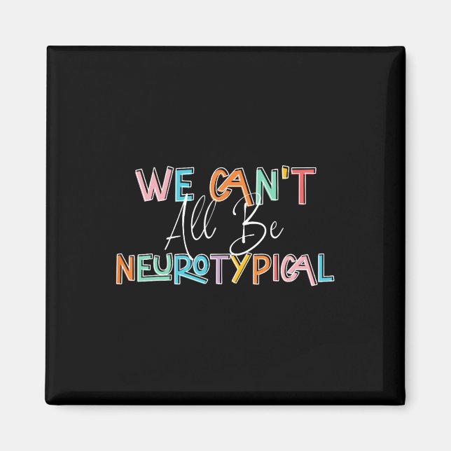 Imán No todos podemos ser conscientes del autismo retro (Frente)