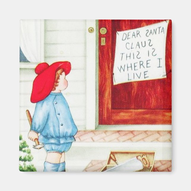 Imán No tome Chances Vintage Magnet (Frente)