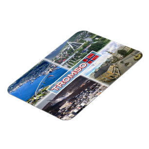 Imán NO Tromso - Vista aérea - Catedral ártica