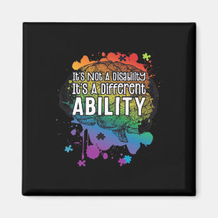Imán No Una Discapacidad Un Autismo De Habilidad Difere