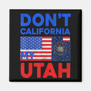 Imán No uses California mi Utah Estados Unidos Divertid