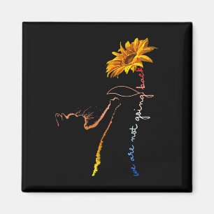 Imán No van a regresar un gato lindo girasol Kamala-har