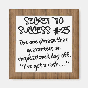 Imán No vayas a trabajar mal