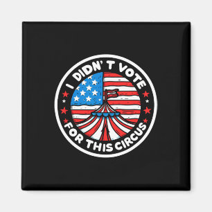 Imán No voté por este circo anti EE. UU. Trump gobierna
