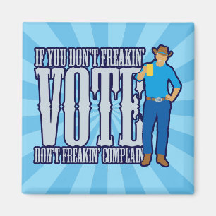 Imán No VOTEN No se quejen