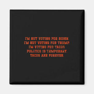 Imán No voy a votar por Biden No voy a votar por Trump