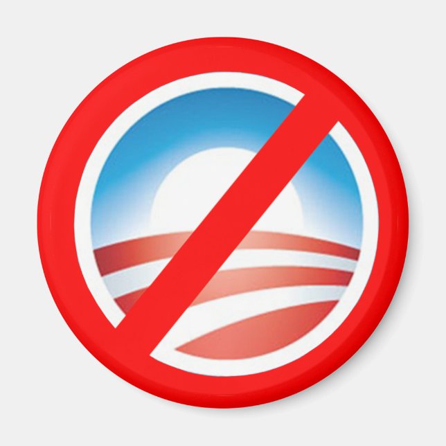 Imán NOBAMA contra Obama camisetas, tazas, enredaderas (Frente)