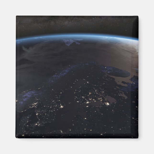 Imán Noche al norte de Europa (Frente)