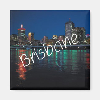 Imán Noche Brisbane Australia Fridge Magnet