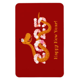 Imán Noche china de madera de Zodiac 2025