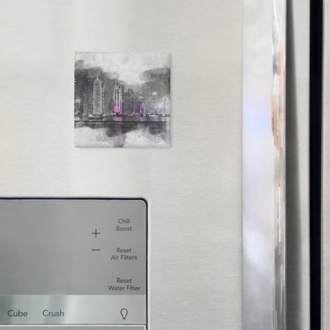 Imán Noche de agua Qatar (In situ (nevera))