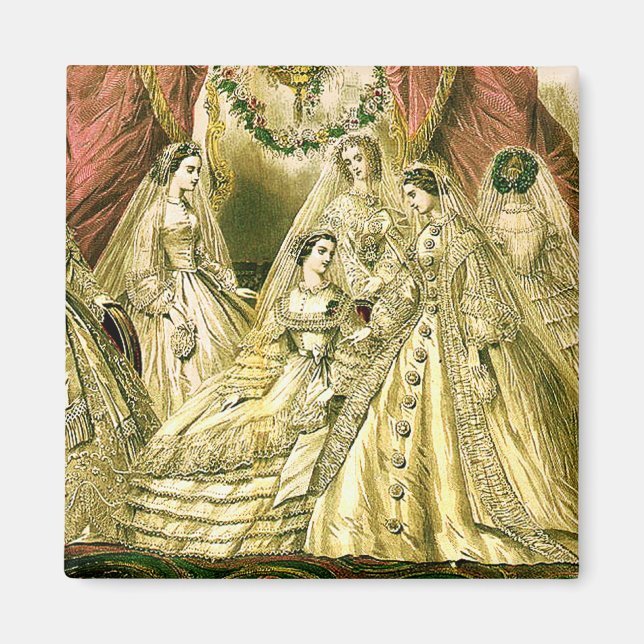 Imán Noche de Boda de Antigüedades (Frente)