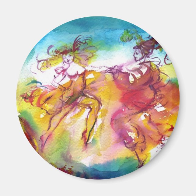 Imán NOCHE DE CARNAVAL / Mascarada veneciana, música de (Frente)