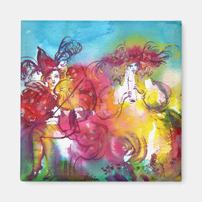 Imán NOCHE DE CARNAVAL / Mascarada veneciana, música de (Frente)